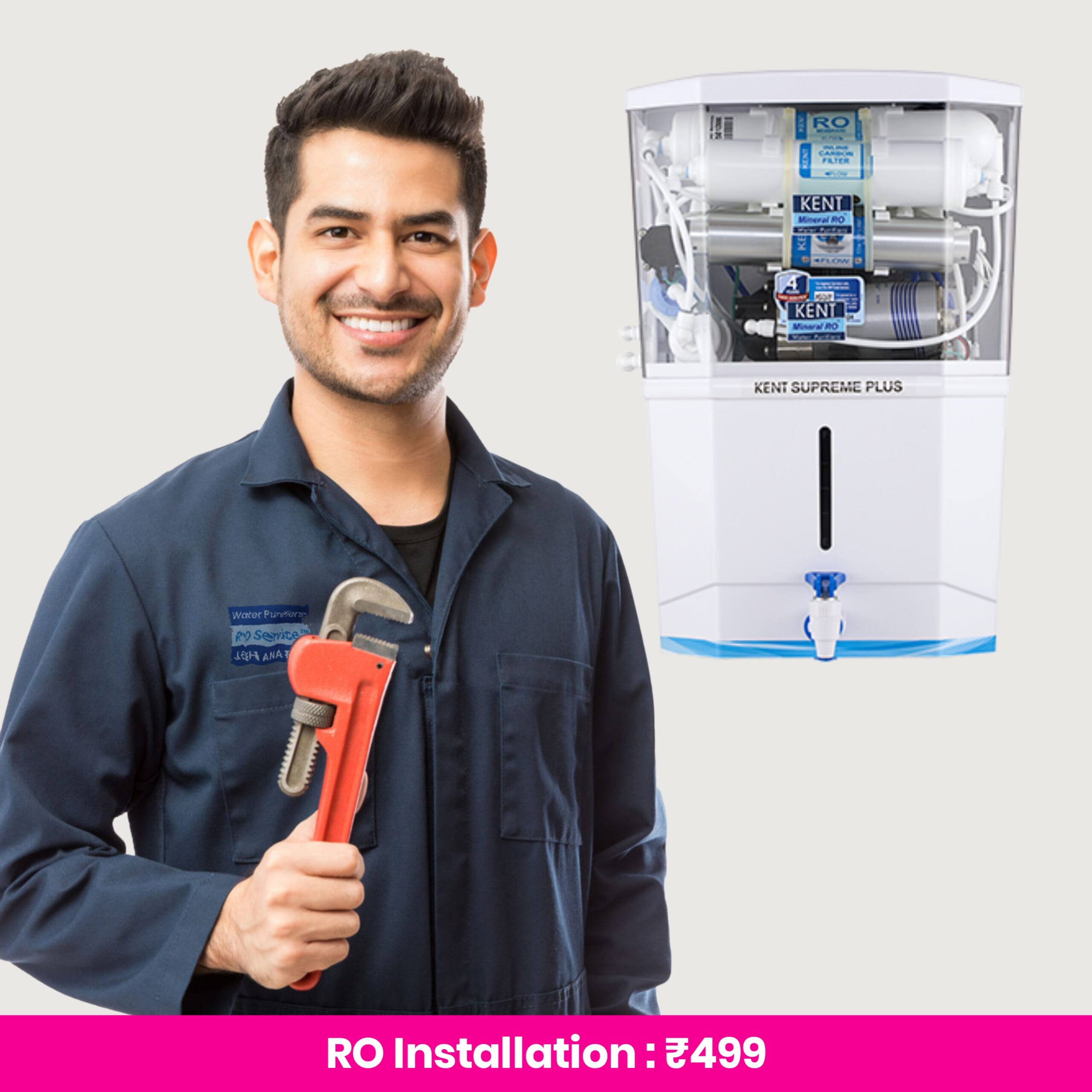 Water purifier installation service